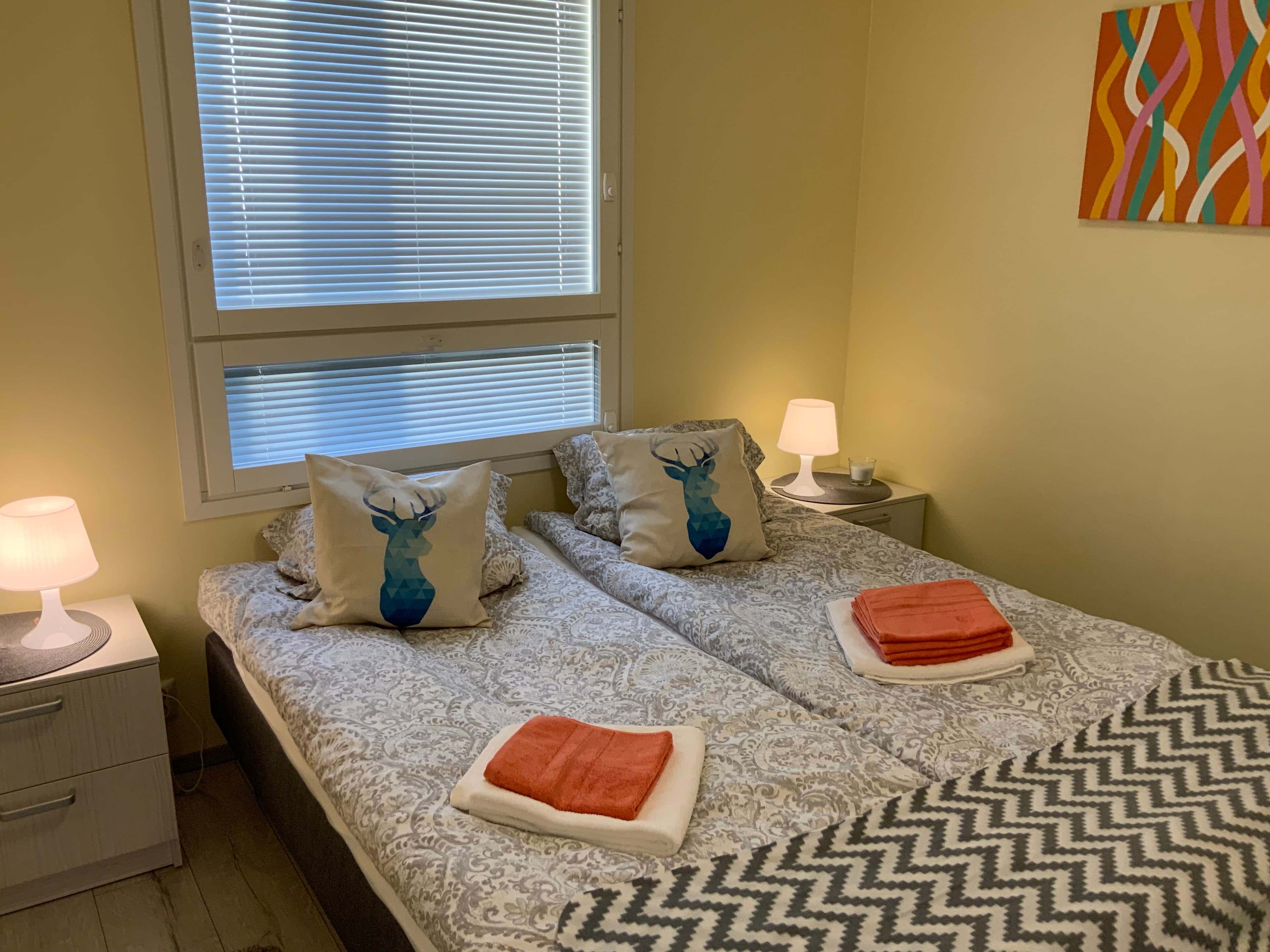 Second bedroom with bunk bed